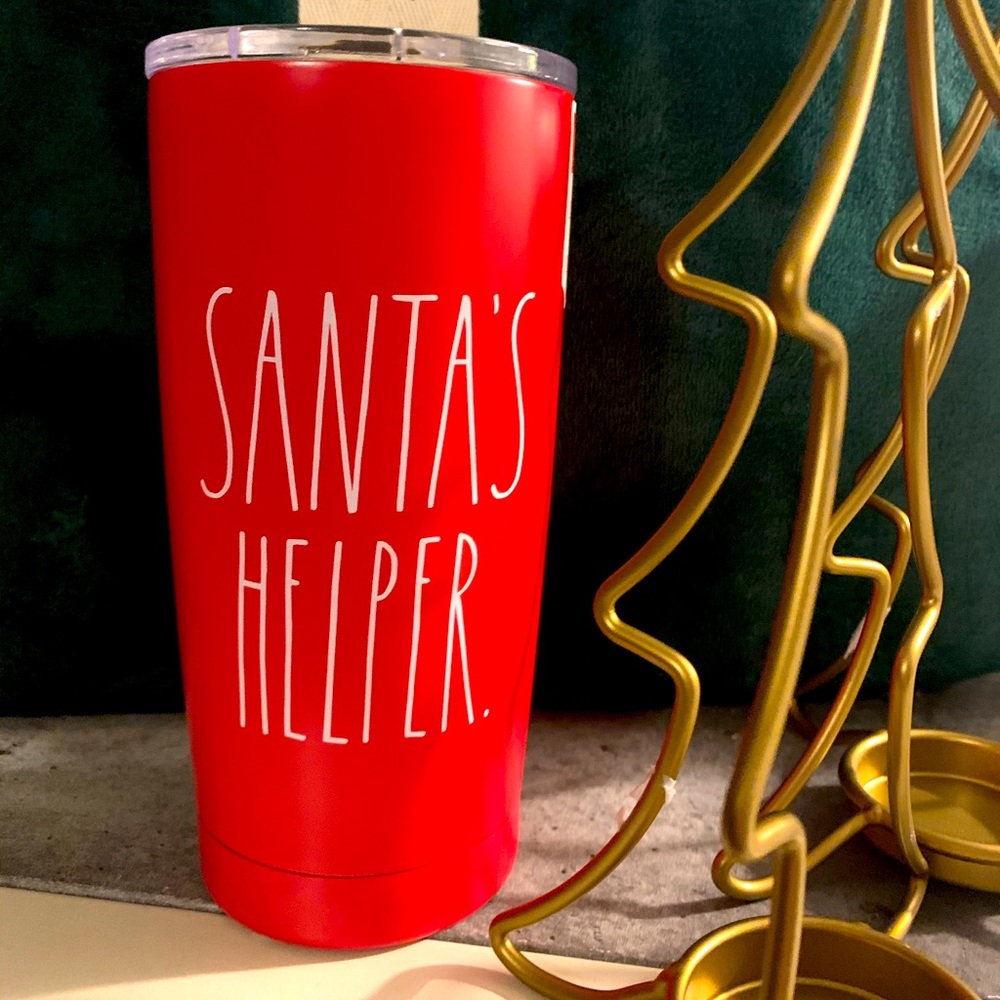 Rae Dunn Santa’s Helper Stainless Steel Tumbler